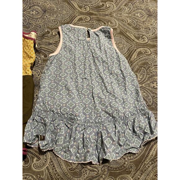 Matilda Jane Enchanted Garden Seabean Print Sleeveless Tank Size 8 Lot Of 2 Tank - Picture 6 of 6